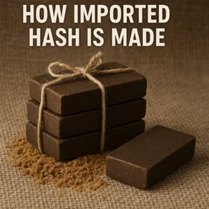 How imported Afghan hash is made - traditional production methods