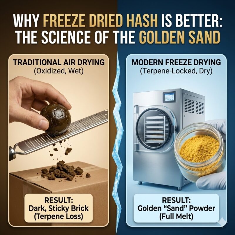 Why Is Freeze Dried Hash Better?